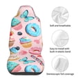 thumbnail image 5 of Xecao Cupcakes and Donuts Print Car Seat Cover in That Fits Most Cars, Vans, SUVs, and Trucks., 5 of 7