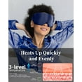 thumbnail image 4 of Heated Eye Mask for Dry Eyes - Silk Cordless Warm Eye Compress Moist Heat, FSA HSA Eligible, Eye Heating Pad for Stye Treatment, Tired Eyes, Sleep, Travel, Washable, Rechargeable, Blue, 4 of 10