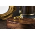 thumbnail image 3 of 10K Yellow Gold Oval Moissanite Classic Engagement Ring for Women, 3 of 5