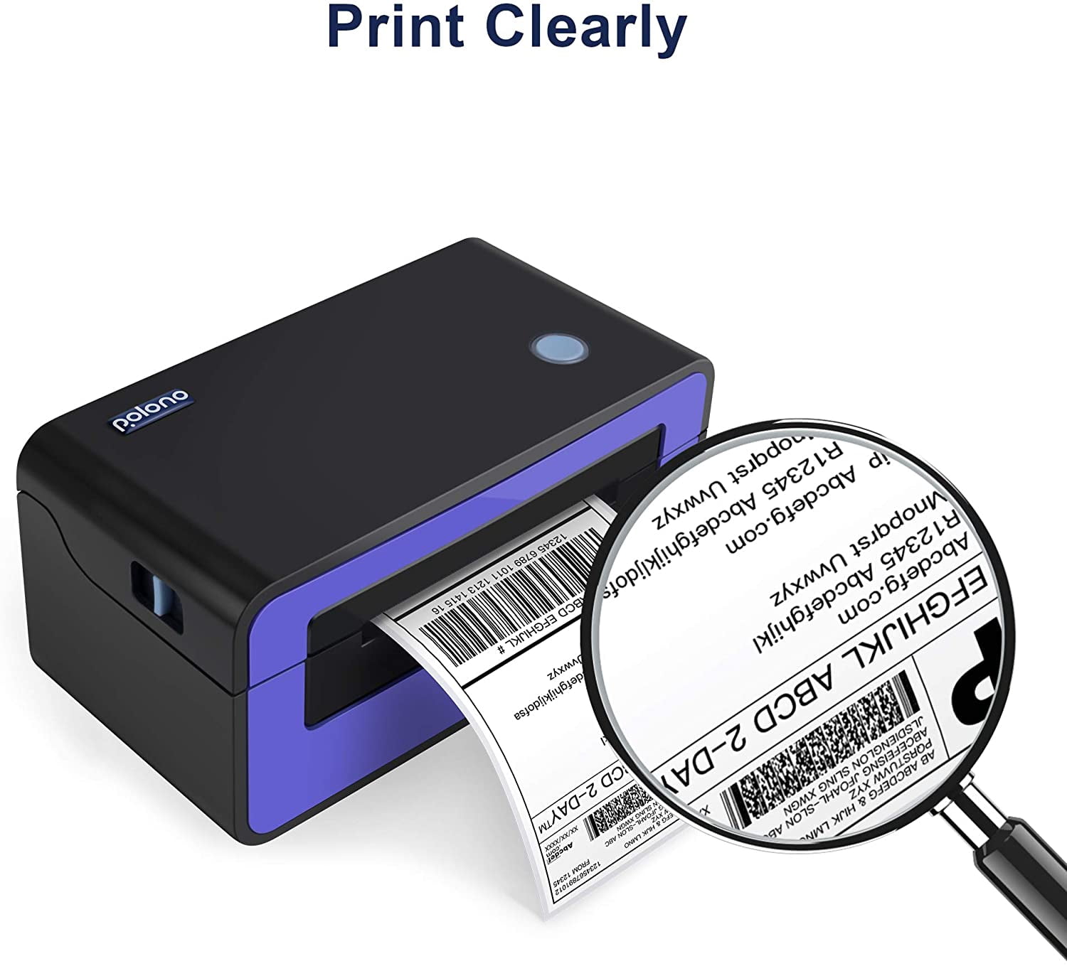 Thermal Direct Labels, Pack of 6000 Fan-Fold 4x6 Shipping Label with Perforation, FanFold 4”x6” Labels, Compatible with Zebra & Most Printer, Strong Adhesive, Clear Print, UPS Certified