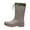 Grey, variant on TIREOW Men's Rubber Mid-Tube Rain Boots Waterproof Durable Non Slip Mid Calf Stylish Boots for Garden Fishing Outdoor Non-Slip Water Shoes with Adjustable Closure