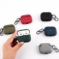 thumbnail image 4 of Joernso Protective Cover Waterproof Dust-proof Resilient Bluetooth-compatible Earbud Nylon Protective Case for AirPods 3, 4 of 8