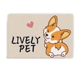 thumbnail image 4 of HUASHENG Gothic Bat Pumpkin Mat Halloween Bathroom Rug Non Water Absorbent Shower Rug For Bathroom Kitchen Porch Holiday Decor, 4 of 4