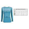 thumbnail image 2 of Natural Uniforms Under Scrub Tee Crew Neck Long Sleeve T-Shirt Underscrub Tee (Hunter Green, X-Large), 2 of 7