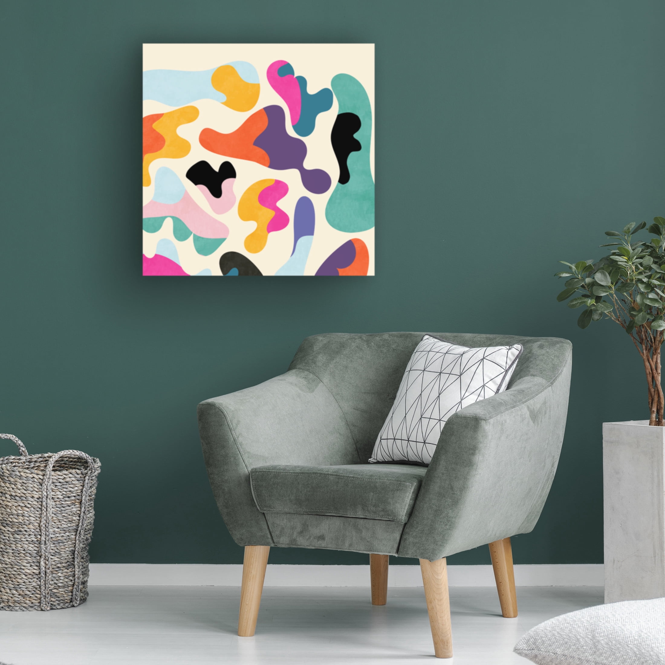 Trademark Fine Art Ana Rut Bre Pattern3 Mid Bunt 11 Canvas Wall Art