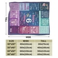 thumbnail image 2 of LHSHID Happy 9th Birthday Throw Blanket Soft Fuzzy Fleece Blanket For Couch Bed Living Room Decoration 60x80in, 2 of 5