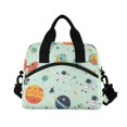 thumbnail image 6 of FORMRS Reusable Lunch Bag for Work School Leakproof Insulated Cooler with Adjustable Shoulder Strap, Space Patterns, 6 of 6