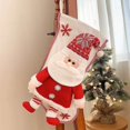 thumbnail image 1 of Medias navideñas grandes con muñeco de nieve CHAO 1 bolsa de regalo, 1 of 4