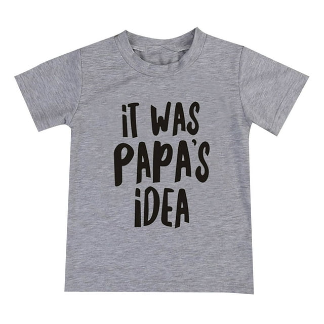 WEIYLL T-Shirts for Girls Spring Summer Active Daily Indoor Outdoor Letter Print Short Sleeve Child Tee Tops for 2-4 Years