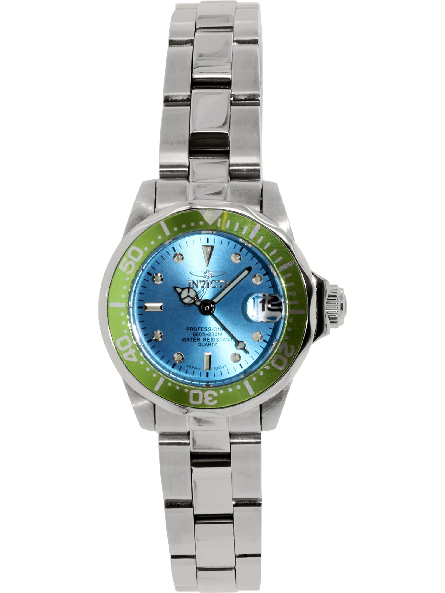 Invicta Women's Pro Diver 11438 Silver Stainless-Steel Quartz Fashion Watch - Walmart.com