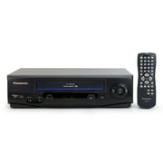 Pre-Owned Panasonic PV-V4021 Mono VHS VCR Player - w/ Original Remote, A/V Cables, & Manual