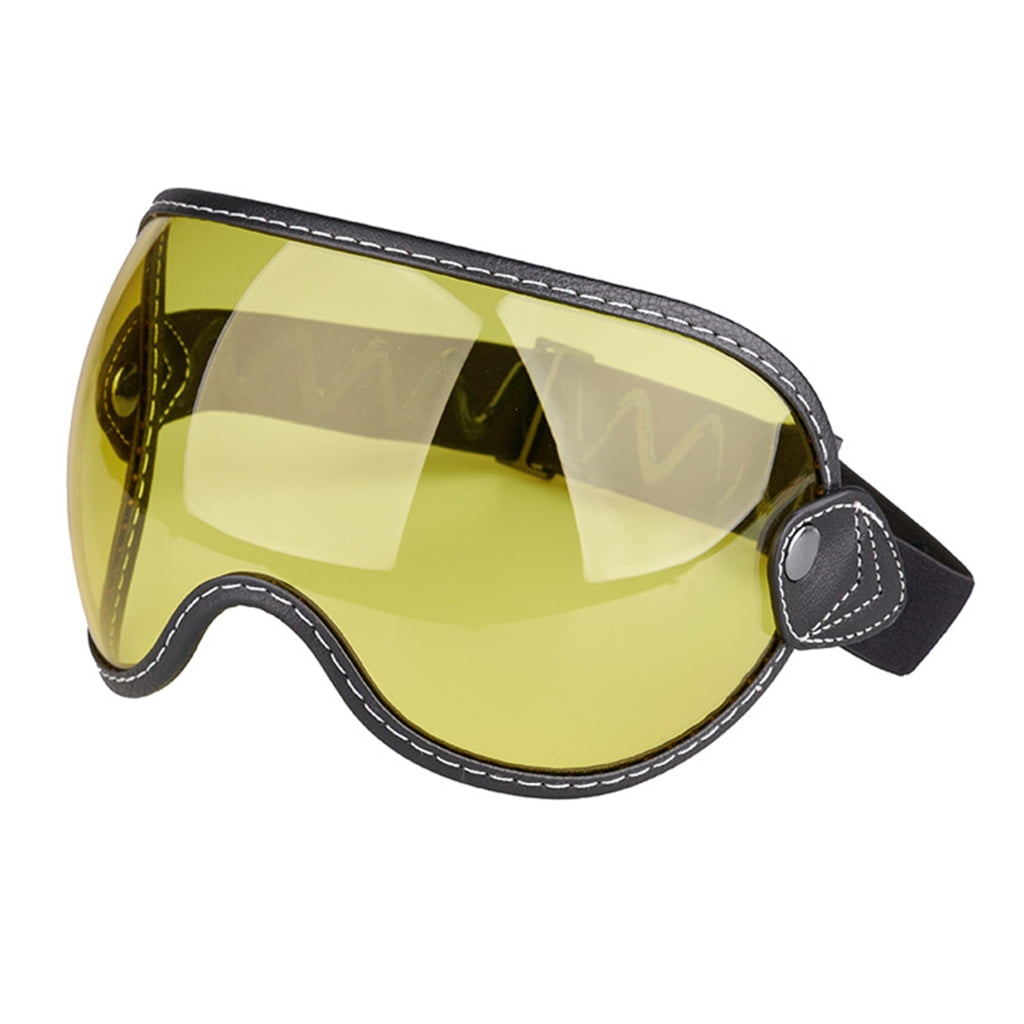 Motorbike Racings Goggles Bubble Sunglasses Shield Eyewears Glasses with Wide Bubble Lens Enhancing Bikers