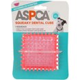 thumbnail image 1 of Aspca 2.5" Grinçant Cube Dentaire Chien Jouet Rose, 1 of 1