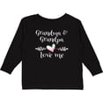 thumbnail image 3 of Inktastic Grandma and Grandpa Love Me- Heart Grandchild Boys or Girls Long Sleeve Toddler T-Shirt, 3 of 5