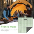 thumbnail image 4 of Tapete De Pícnic Manta de playa, impermeable, duradera, para senderismo al aire libre (beige verde) Sywqhk Para Estrenar, 4 of 6