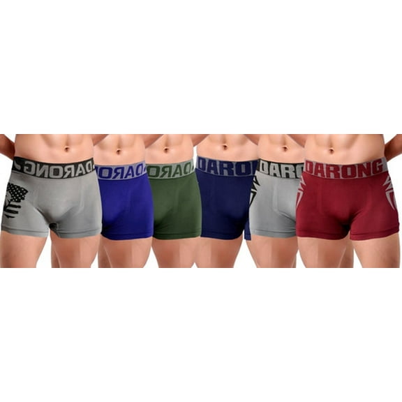 Pack 6 Boxer Caballero Mayoreo Calzones Hombre Microfibra Lole Boxer
