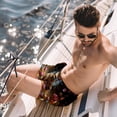 thumbnail image 2 of luoweisi Men's Beach Shorts Quick Dry Swim Trunks with Mesh Lining Easter Rabbit L, 2 of 5