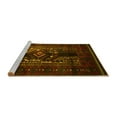 thumbnail image 2 of Ahgly Company Machine Washable Indoor Rectangle Persian Yellow Traditional Area Rugs, 2' x 5', 2 of 4