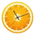 thumbnail image 3 of Reloj de Pared con Radio Baoblaze Reloj de Ruidos Tic Decoración Del Cuarto de Estar Naranja 30cm, 3 of 8