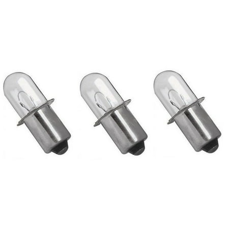(3) 18 Volt Flashlight Xenon Bulb 18v for Ryobi One+ Cordless