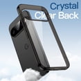 thumbnail image 2 of JETech Case for Google Pixel 11, Anti-Yellowing, Hard PC Clear Back, TPU Bumper (Black), 2 of 6