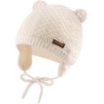 thumbnail image 1 of JANGANNSA Gorro de punto lindo para niños y niñas, gorro de Navidad cálido con orejeras, gorro de invierno para bebés de 0 a 2 años, 1 of 4