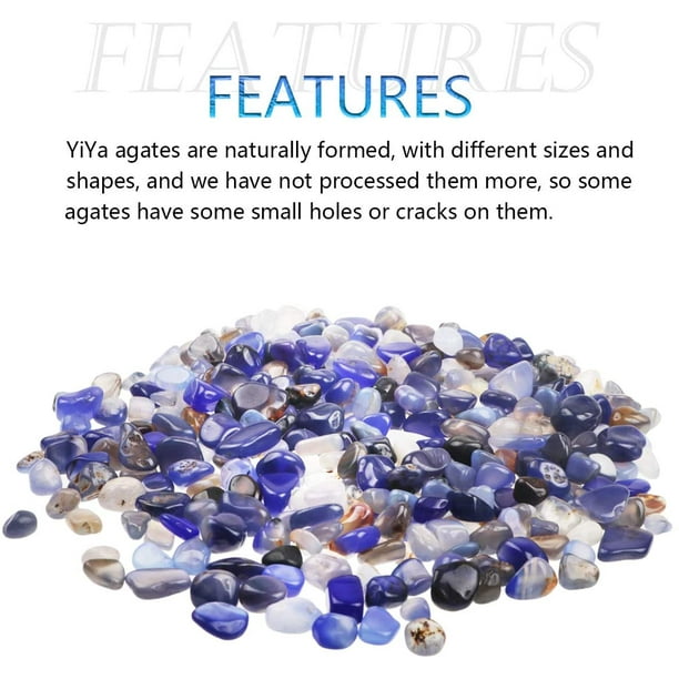 Natural blue agate deals