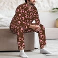 thumbnail image 7 of Picia Cool Cowgirl Pattern Men’s Long-Sleeve Sleepwear Set - Soft 2-Piece Loungewear with Pockets, Comfy PJs for Relaxing Nights-Large, 7 of 7