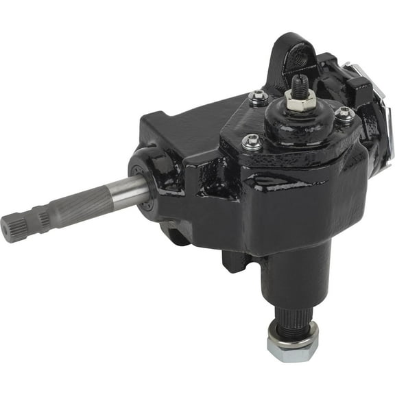 Speedway Motors 525 Manual Steering Box with 3/4-30 Input Spline, 25:1 Ratio, Fits 1965-1991 GM Cars, Popular Hot Rod Steering Upgrade for Heavier Street and Muscle Cars