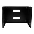 thumbnail image 2 of StarTech.com 8U Wall Mount Patch Panel Bracket - 12 inch Deep - 19" Patch Panel Rack for Shallow Network Equipment- 80lbs Capacity (WALLMOUNT8), 2 of 8