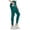 Green, variant on Women High Waist Yoga Pants With Pockets Squat Proof Moisture Wicking Lift Workout Fitness Redï¼M