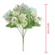 thumbnail image 2 of Billuyoard Decoración floral para el hogar Flor de rosa artificial Boda Nupcial Tela de seda Flor falsa Flores artificiales blanco verde 1 Stück, 2 of 6