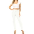 thumbnail image 4 of Women's Classic Skinny Ponte Pants Stretchy Mid-Rise Fit, 5-Pocket Design, 4 of 4