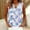 (Fashion 272)Light Blue, variant on Fashion Women's Printed Creative V-Neck Tank Top Summer Loose-Fitting Casual Sleeveless White Top for Women