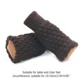 thumbnail image 3 of 4 Uds. Cubierta de pie de silla de punto almohadilla de protección antideslizante para muebles patas de mesa calcetines Likrtyny Libre de BPA, 3 of 4