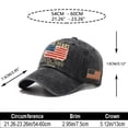 thumbnail image 3 of USA 250th Anniversary Merchandise Hat 1776-2026 Independence Day American Flag Cap Distressed Denim Adjustable Cap Patriotic Gift for Men Patriots,Coffee, 3 of 5