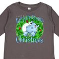 thumbnail image 4 of Inktastic I Want a Hippopotamus for Christmas Boys or Girls Long Sleeve Toddler T-Shirt, 4 of 5