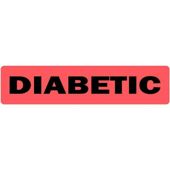 Diabetic Medical Labels