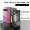 thumbnail image 2 of ELEHOLD Case for Google Pixel Fold, Shockproof Luxury Carbon Fiber Textured Glass Case Cover,A, 2 of 10