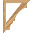 thumbnail image 3 of Ekena Millwork 4"W x 36"D x 44"H Balboa Traditional Rough Sawn Bracket, Western Red Cedar, 3 of 4