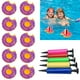 thumbnail image 2 of Portavasos Inflable para Flotador Donut Posavasos Fiesta en La Piscina Color Morado, 2 of 9