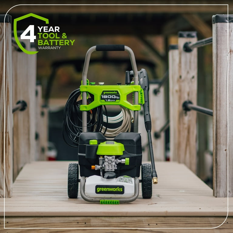 Greenworks 60V Hybrid 1800 PSI 1.2 GPM Cold Water Pressure Washer