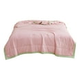 thumbnail image 2 of Clearance!npkgvia Blanket for Summer Comforter for Hot Sleepers Cotton Air Conditioning Quilt Lightweight Summer Cold Thin Blankets for Night Sweats,Pink, 2 of 7