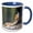 Blue/White, variant on 3drose, Wy. Golden-mantled Ground Squirrel Stretching., 11oz Mug