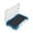 Blue-1, variant on 6.9x4.1x0.8 Inch Fishing Tackle Box Super Slim Fishing Box - Hooks Spinners Spoons Storage Tackle Tray, Lightweight PP for Hooks and Bait - For Fishing Gear