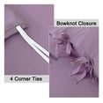 thumbnail image 6 of Unique Bargains 3-Pack Bow Tie Duvet Cover Bedding Set Twin Light Purple, 6 of 8