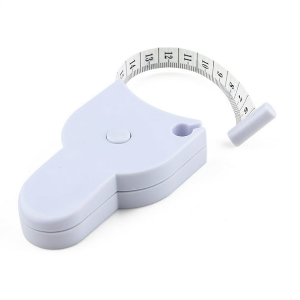 Cinta métrica telescópica automática, portátil, retráctil, calibrador para medición corporal.