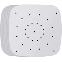 8.5x8.5In Parchment Paper Sheets,100Pcs Disposable Air Fryer Parchment Paper Liners,Durable White Square Liners for Air Frying and Baking