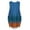 Blue, variant on IROINNID Women's Sleeveless Shift Dress Round Neckline Summer Loose Pocket Dress Plus Size Dress Gradient Dress