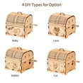 thumbnail image 3 of 3D Wooden Puzzle Music Box Hand Crank Wood Musical Treasure Box DIY Self Assembly Craft Model Kit Home Decoration Educational Building Set Gift for Students Boys Girls Teens Adults to Build, 3 of 8